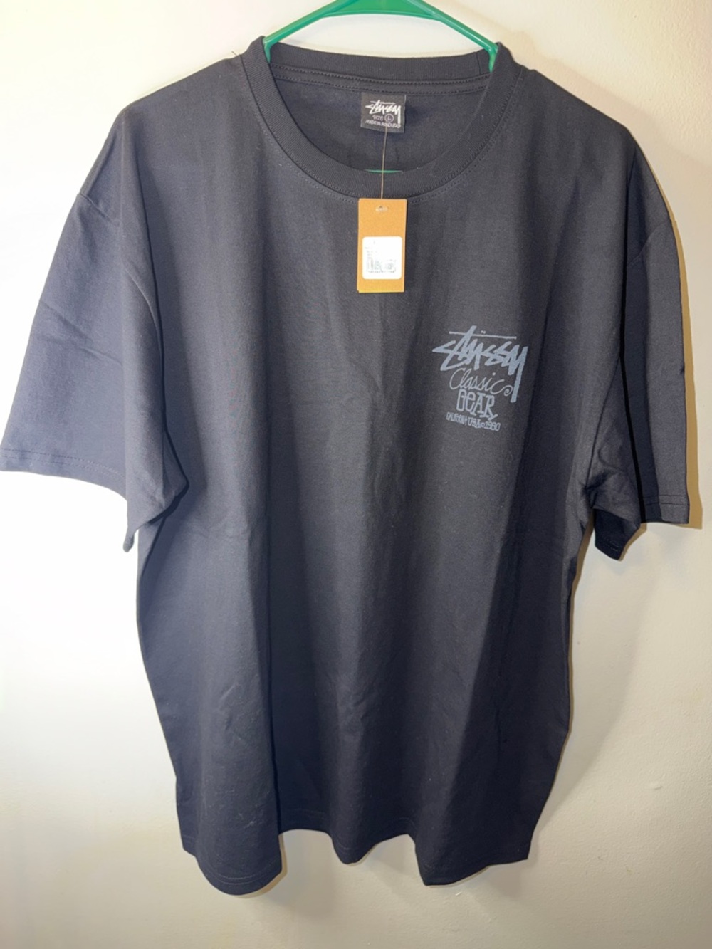 Brand New Stussy Short Sleeve “Classic Gear” T Shirt Men’s Large - Picture 4 of 7